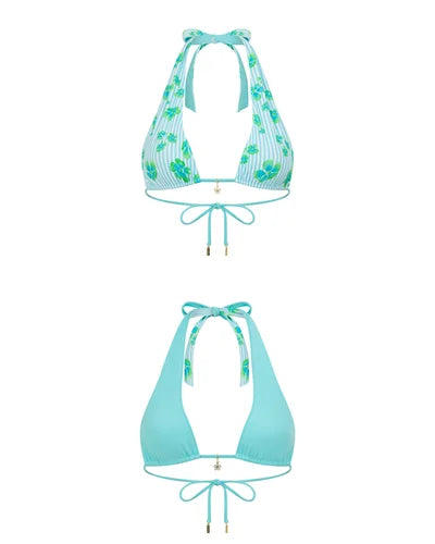 Stylish Floral Designer Bikini — Women's Swimwear featuring High-Waisted Bottoms, Quick-Drying, and Breathable Fabric