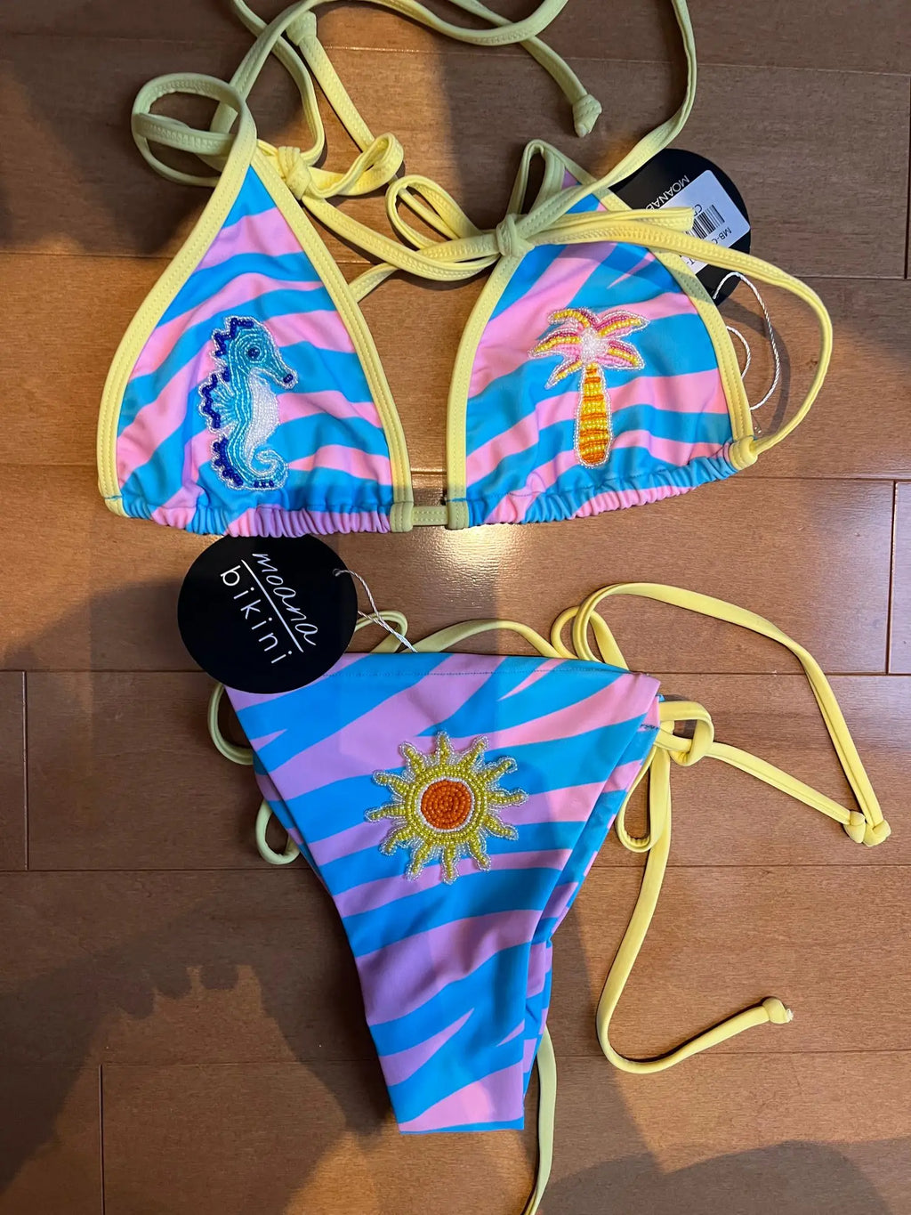 Sexy & Sizzling Printed Bikini | Two-Piece Halter Swimsuit | Nylon Fabric | Women's Beachwear